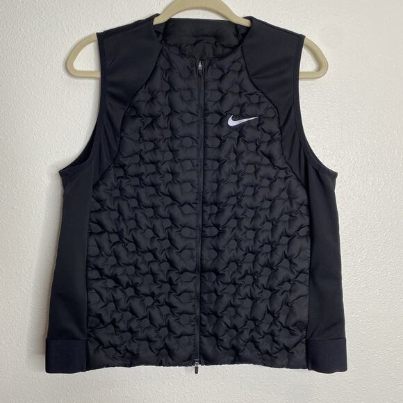 NIKE AeroLoft Running Size L Lightweight Down Vest Packable - Picture 2 of 7